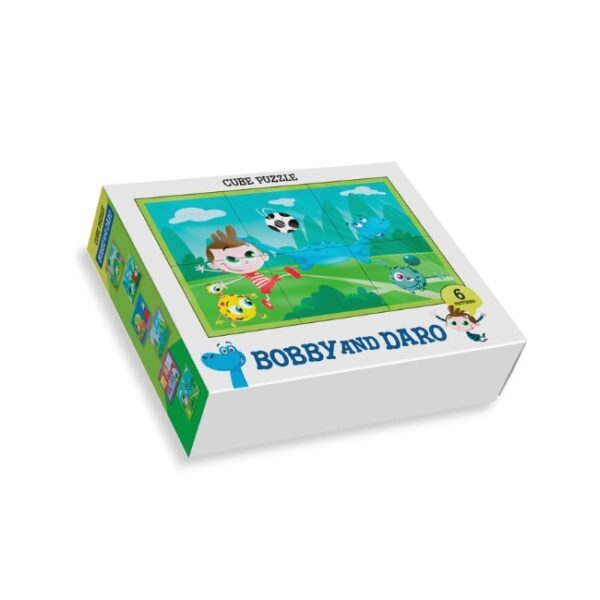 Куб пъзел - Боби и Даро